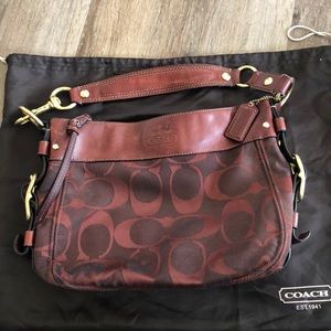 Coach Signature Zoe Hobo Bag